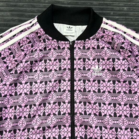 Adidas Originals All Over Print Track Magic Berry & Black Women’s Sz XS - Picture 5 of 8